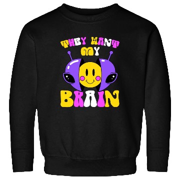 Discover Alien, Aliens, UFO, UAP, Space Unknown Flight Sweatshirts