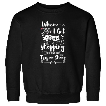 Discover Shopping Addict Money Sweatshirts