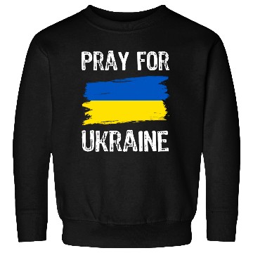 Discover Pray For Ukraine With Ukrainian Flag Sweatshirts