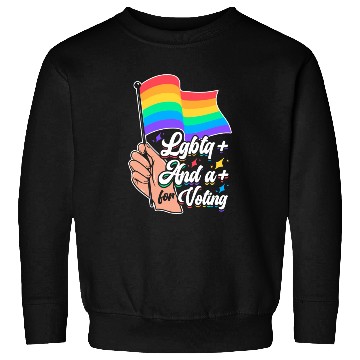 Discover LGBTQ Voting Rainbow Flag Equality Pride Month Sweatshirts