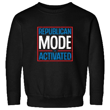 Discover Republican Mode Activated American Voter Voting Sweatshirts