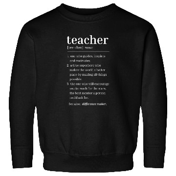Discover teacher definition, Sweatshirts