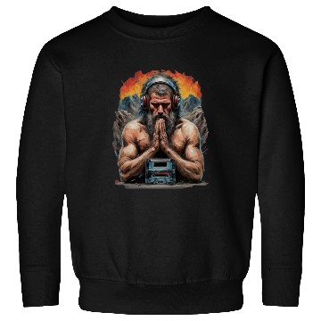 Discover Groovy Stone Age: The Caveman in Beats Ritual Sweatshirts