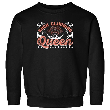 Discover Rock Climbing Queen Sweatshirts