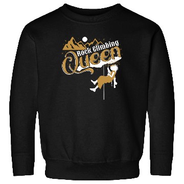 Discover Rock Climbing Queen Sweatshirts
