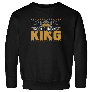 Discover Rock Climbing King Sweatshirts