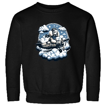 Discover Poodle Pilot Sweatshirts