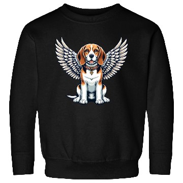 Discover Beagle Angel - Adorable Dog with Wings Sweatshirts