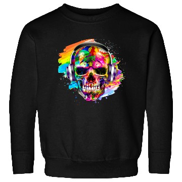 Discover Colorful skull Sweatshirts
