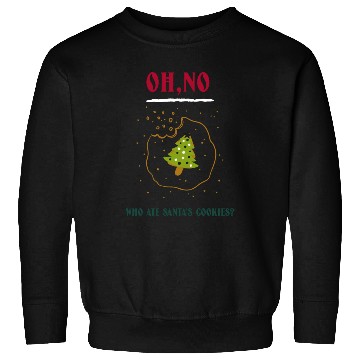 Discover Who Bite Christmas Tree Cookies Sweatshirts