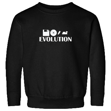 Discover Evolution Diskette CD USB Stick Cloud Sweatshirts