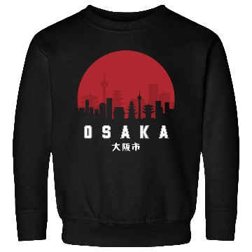 Discover Osaka Typography Sweatshirts - Urban Statement