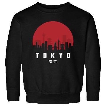 Discover Tokyo Typography Sweatshirts - Urban Statement
