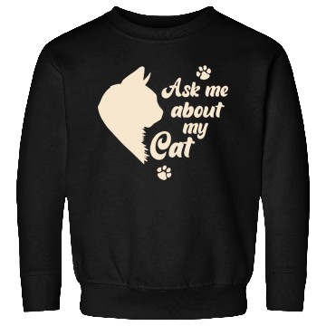 Discover Ask Me About My Cat Lover Mom Gift Sweatshirts