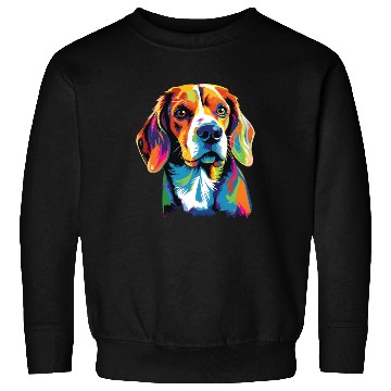 Discover Watercolor Colorful Beagle Sweatshirts