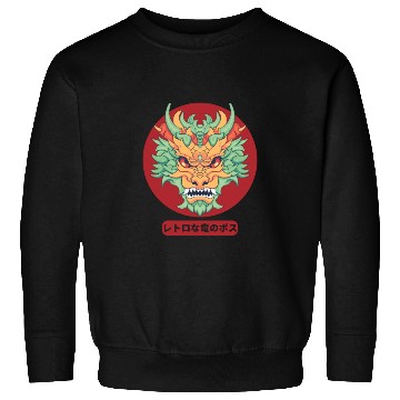 Discover Retro Dragon Boss Sweatshirts