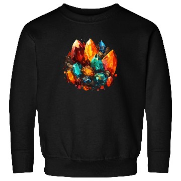 Discover Lapidary Artist Gemstone Stone Collecting Stone Sweatshirts