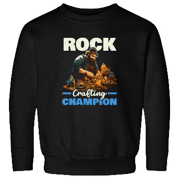 Discover Lapidary Artist Gemstone Stone Collecting Stone Sweatshirts