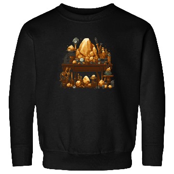 Discover Lapidary Artist Gemstone Stone Collecting Stone Sweatshirts