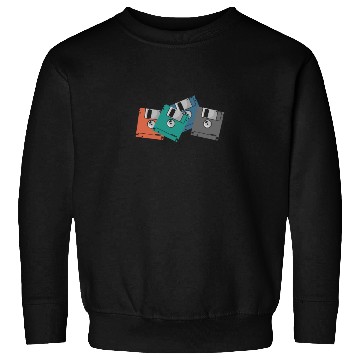 Discover colorful Floppy Disks Retro Memory Module Data Car Sweatshirts