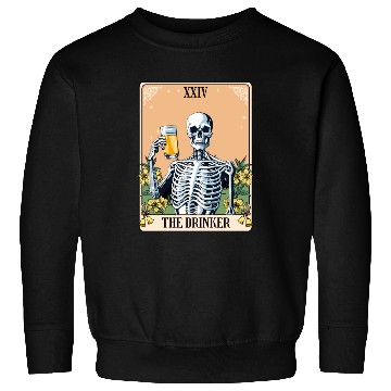 Discover Funny Tarot Card Craft Beer Alcohol Sweatshirts