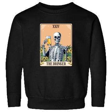 Discover Funny Tarot Card Craft Beer Alcohol Sweatshirts