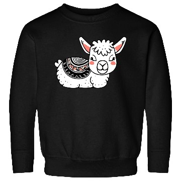 Discover Adorable Llama Resting Sweatshirts