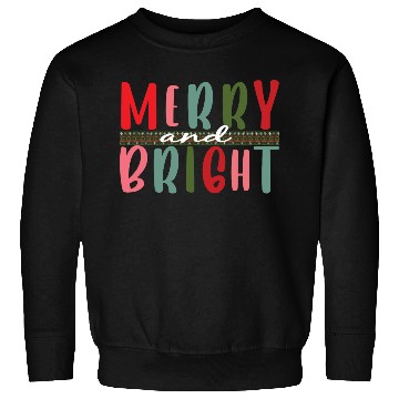 Discover Womens Merry and Bright Christmas Tree Sweatshirts