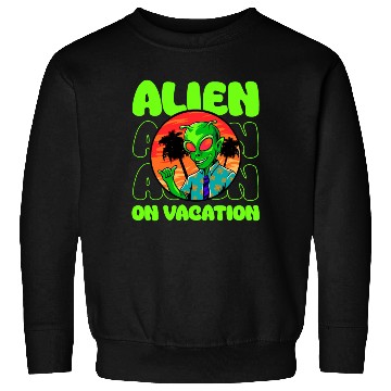 Discover Alien, Aliens, UFO, UAP, Space Unknown Flight Sweatshirts