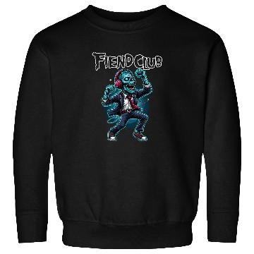 Discover Fiend Club Dancing Zombie with Headphone Sweatshirts