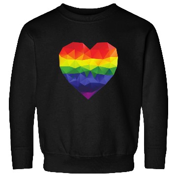 Discover Rainbow Heart Sweatshirts