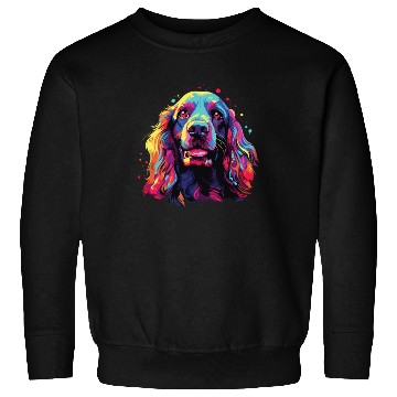 Discover Watercolor Colorful Cocker Spaniel Sweatshirts