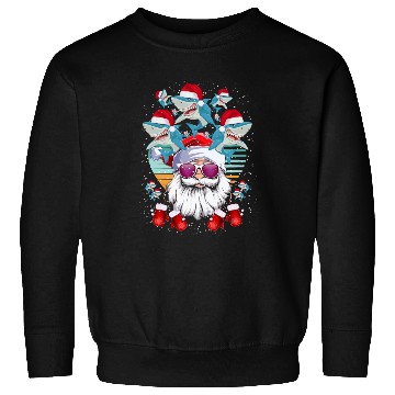Discover Santa Claus Shark Christmas Sweatshirts