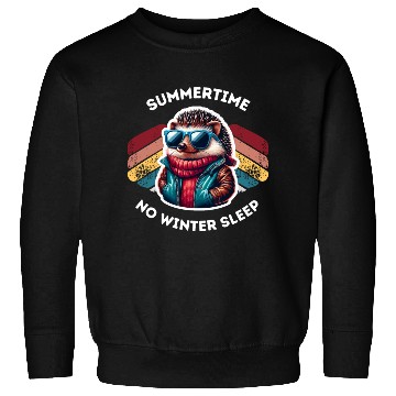 Discover Chill Hedgehog Summertime Sweatshirts