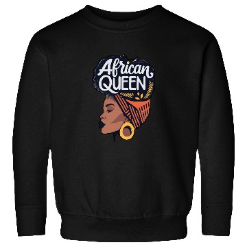 Discover African Queen Afrocentric Queen Sweatshirts