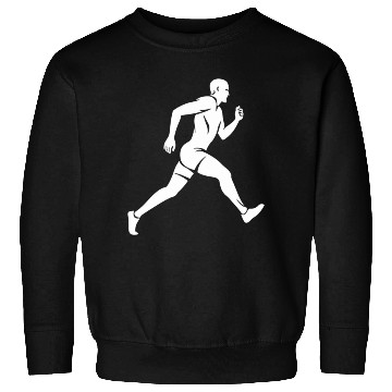 Discover Silhouette Running Man Sweatshirts