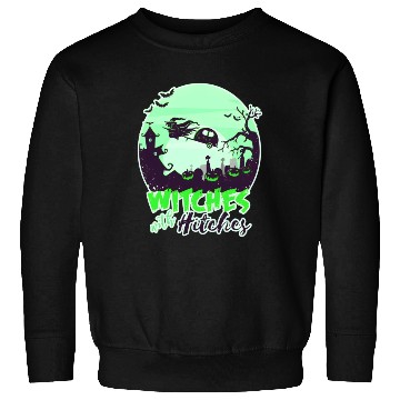 Discover Witches With Hitches Halloween Camg Caravan Moon W Sweatshirts
