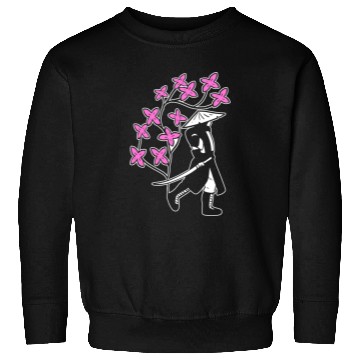 Discover Samurai Sakura Tree Chinese Warrior Gift Sweatshirts