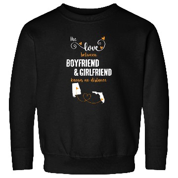 Discover Love Between BF And GF Albm To Florida Gift Sweatshirts