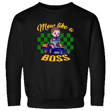 Discover Mowing Gardening Sweatshirts, Mow Like A Boss Sweatshirts, Gift