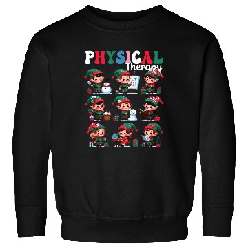 Discover Christmas Gnome Santa Physical Therapy Xmas Sweatshirts