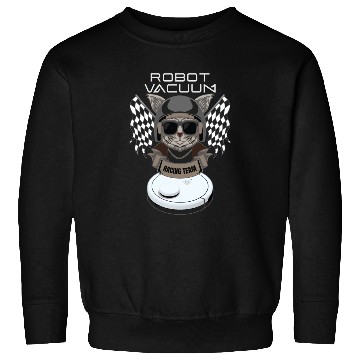 Discover Robot Vacuum Cleaner Racing Team Robot Sweatshirts