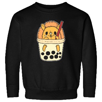 Discover Boba Tea Hedgehog Pet Lover Gift Sweatshirts