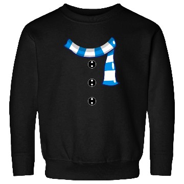 Discover Snowman Scarf and Buttons Snowman Costume Sweatshirts