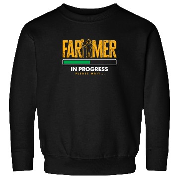 Discover Farmer In Progress Funny Farmer Gift Sweatshirts