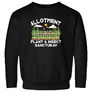 Discover Alotment plant& insect sanctuary Sweatshirts