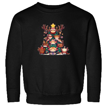 Discover Axolotl Christmas Tree Merry Christmas Sweatshirts