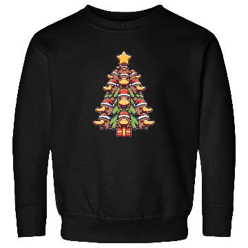 Discover Platypus, Christmas Tree, Merry Christmas Sweatshirts