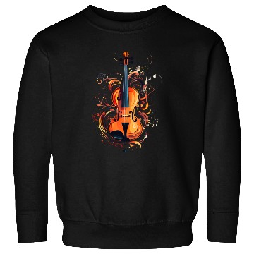 Discover Violinist Violin Music Art Violin Player Sweatshirts