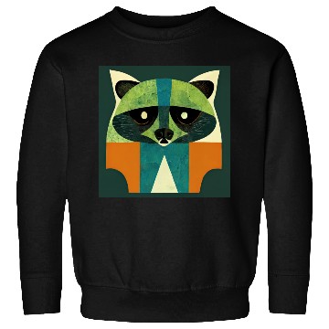 Discover Deco Raccoon - Zombie Green Sweatshirts